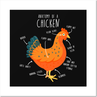 Anatomy of a Chicken Posters and Art